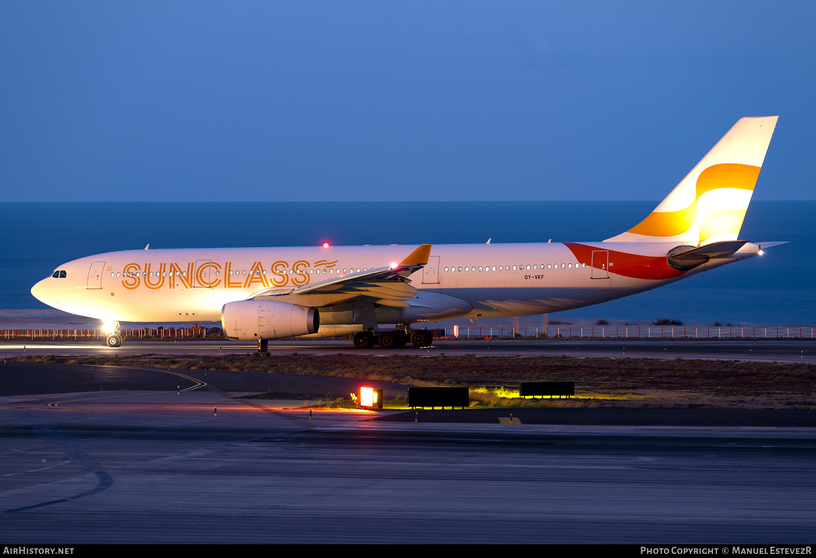 Aircraft Photo of OY-VKF | Airbus A330-243 | Sunclass Airlines | AirHistory.net #544899