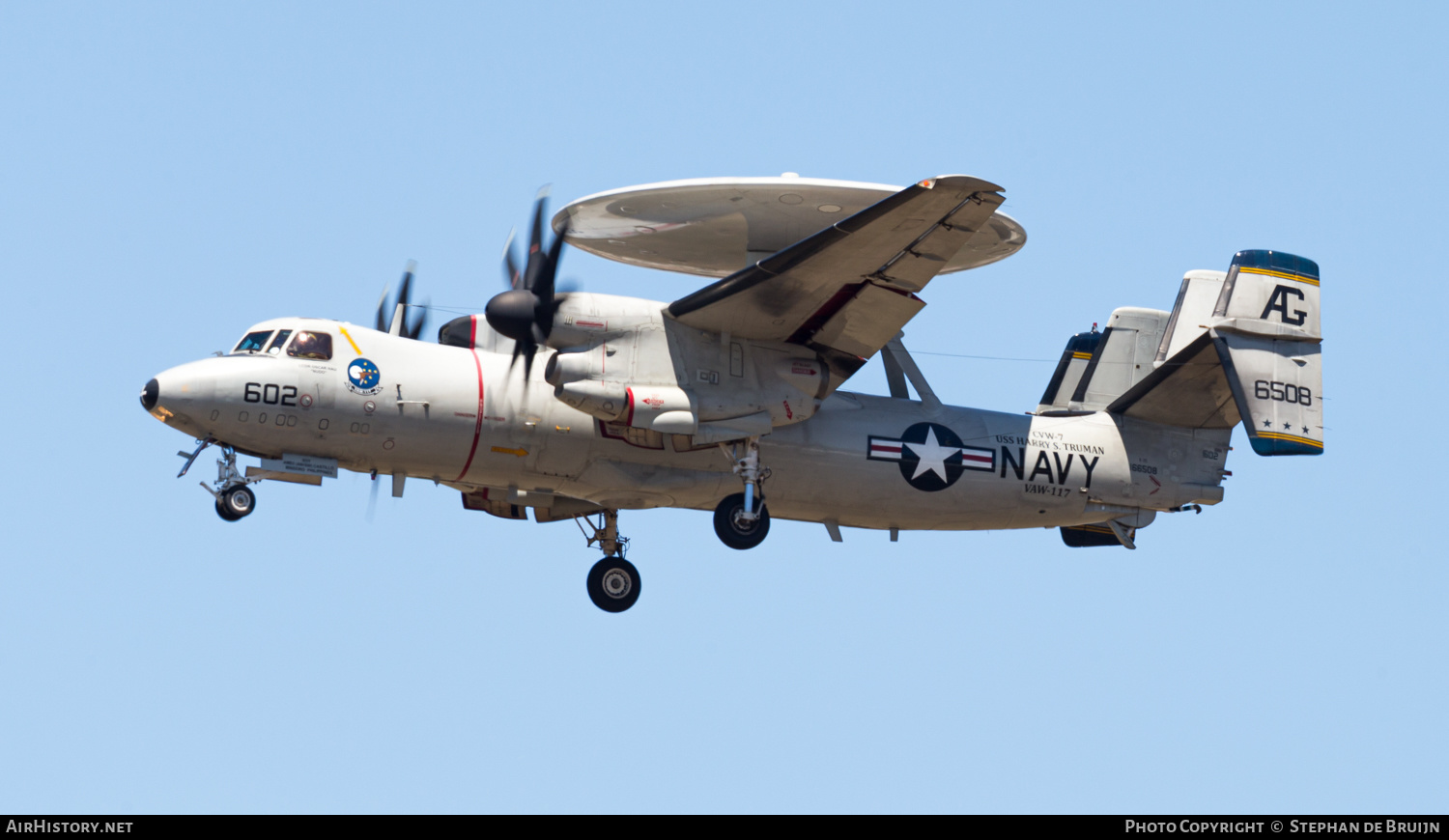 Aircraft Photo of 166508 / 6508 | Grumman E-2C Hawkeye 2000 | USA - Navy | AirHistory.net #544923