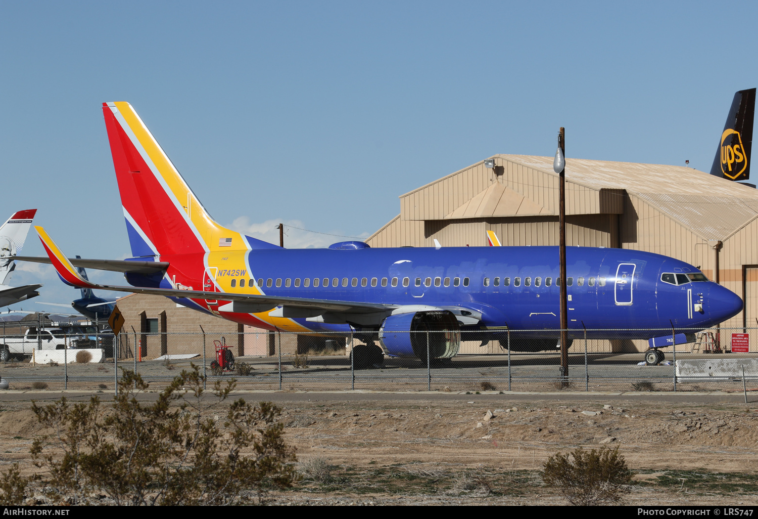 Aircraft Photo of N742SW | Boeing 737-7H4 | Southwest Airlines | AirHistory.net #544954