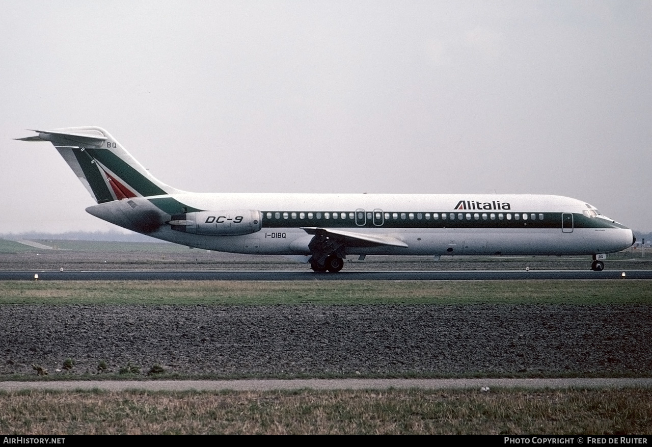 Aircraft Photo of I-DIBQ | McDonnell Douglas DC-9-32 | Alitalia | AirHistory.net #544961