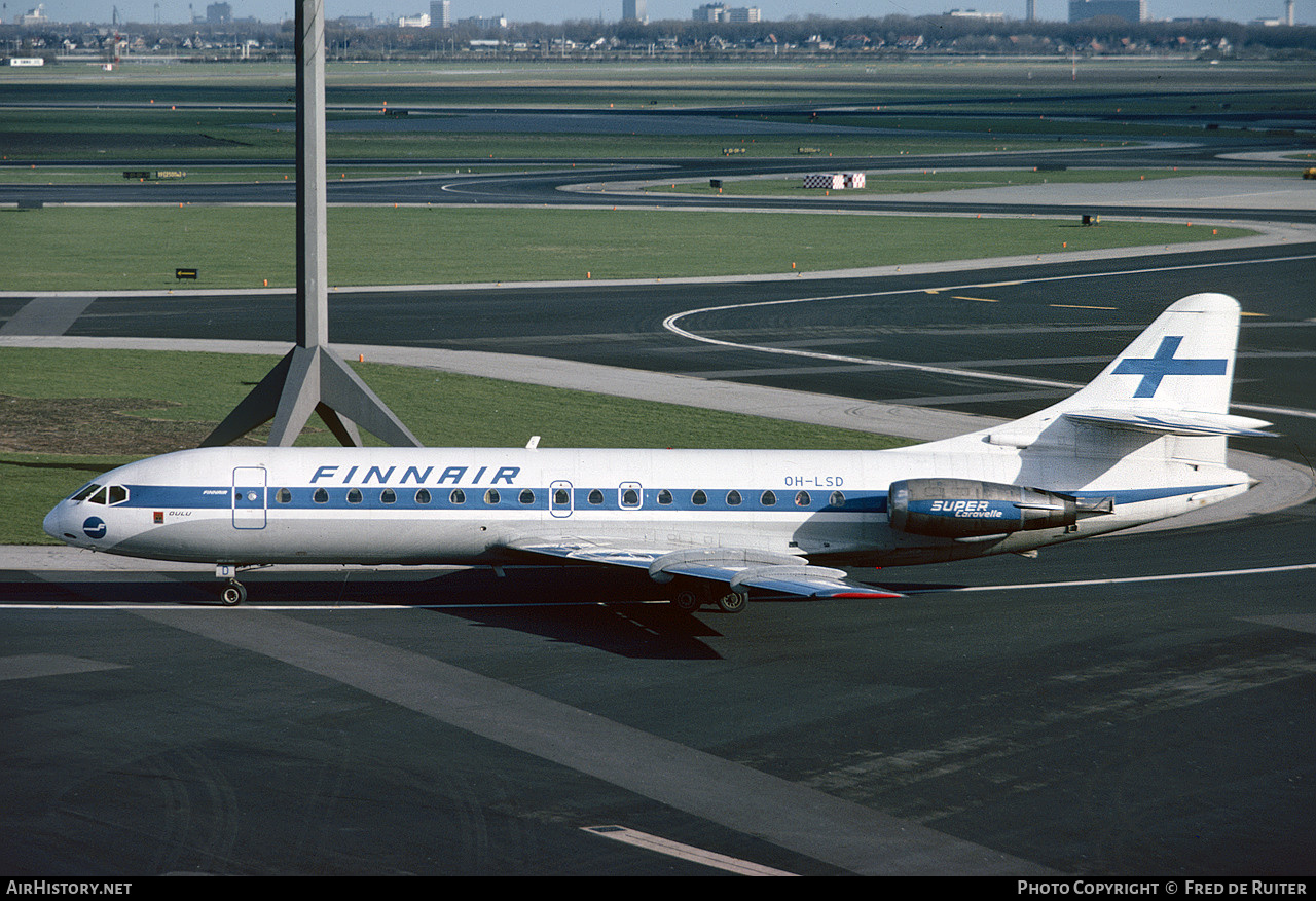 Aircraft Photo of OH-LSD | Sud SE-210 Caravelle 10B3 Super B | Finnair | AirHistory.net #544965