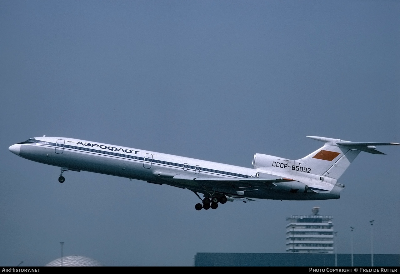Aircraft Photo of CCCP-85092 | Tupolev Tu-154B-1 | Aeroflot | AirHistory.net #544973