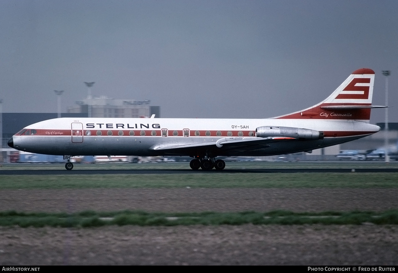 Aircraft Photo of OY-SAH | Sud SE-210 Caravelle VI-R | Sterling Airways | AirHistory.net #544974