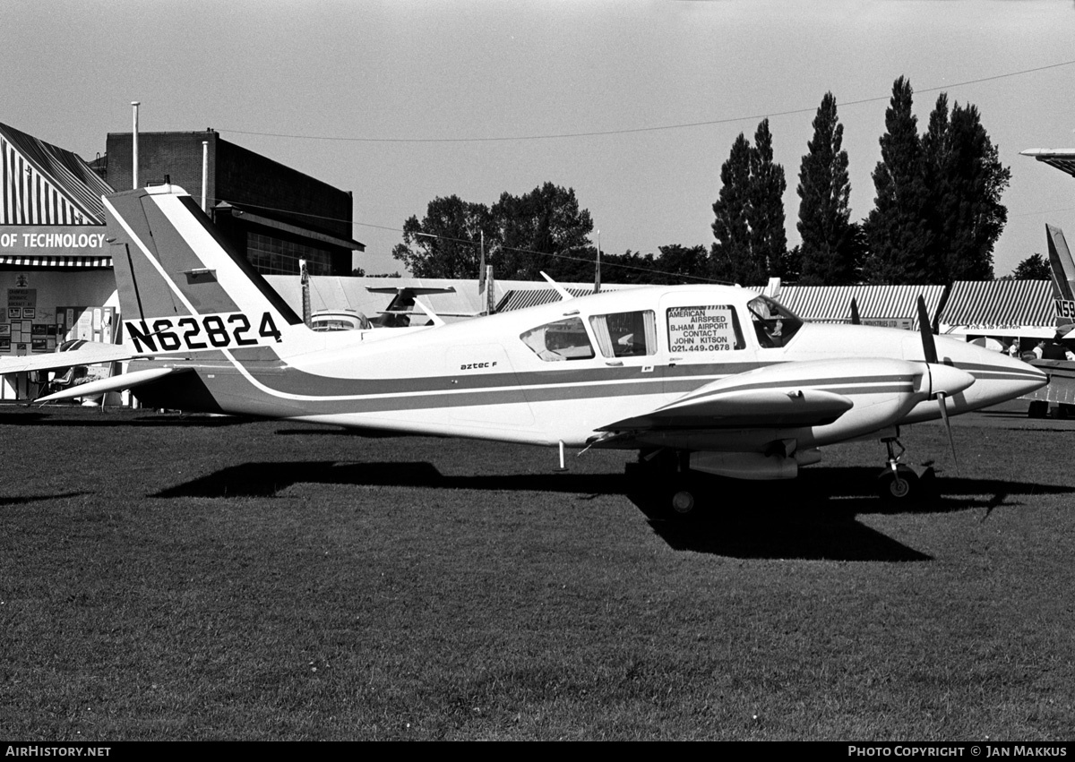 Aircraft Photo of N62824 | Piper PA-23-250 Aztec F | AirHistory.net #545005