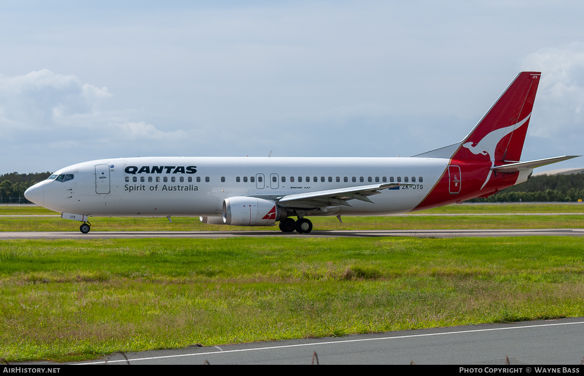 Aircraft Photo of ZK-JTS | Boeing 737-476 | Qantas | AirHistory.net #545023