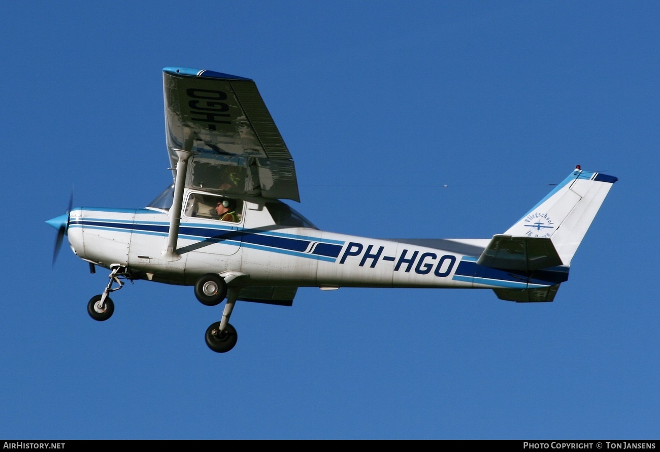 Aircraft Photo of PH-HGO | Reims F152 | Vliegschool 16 Hoven | AirHistory.net #545026