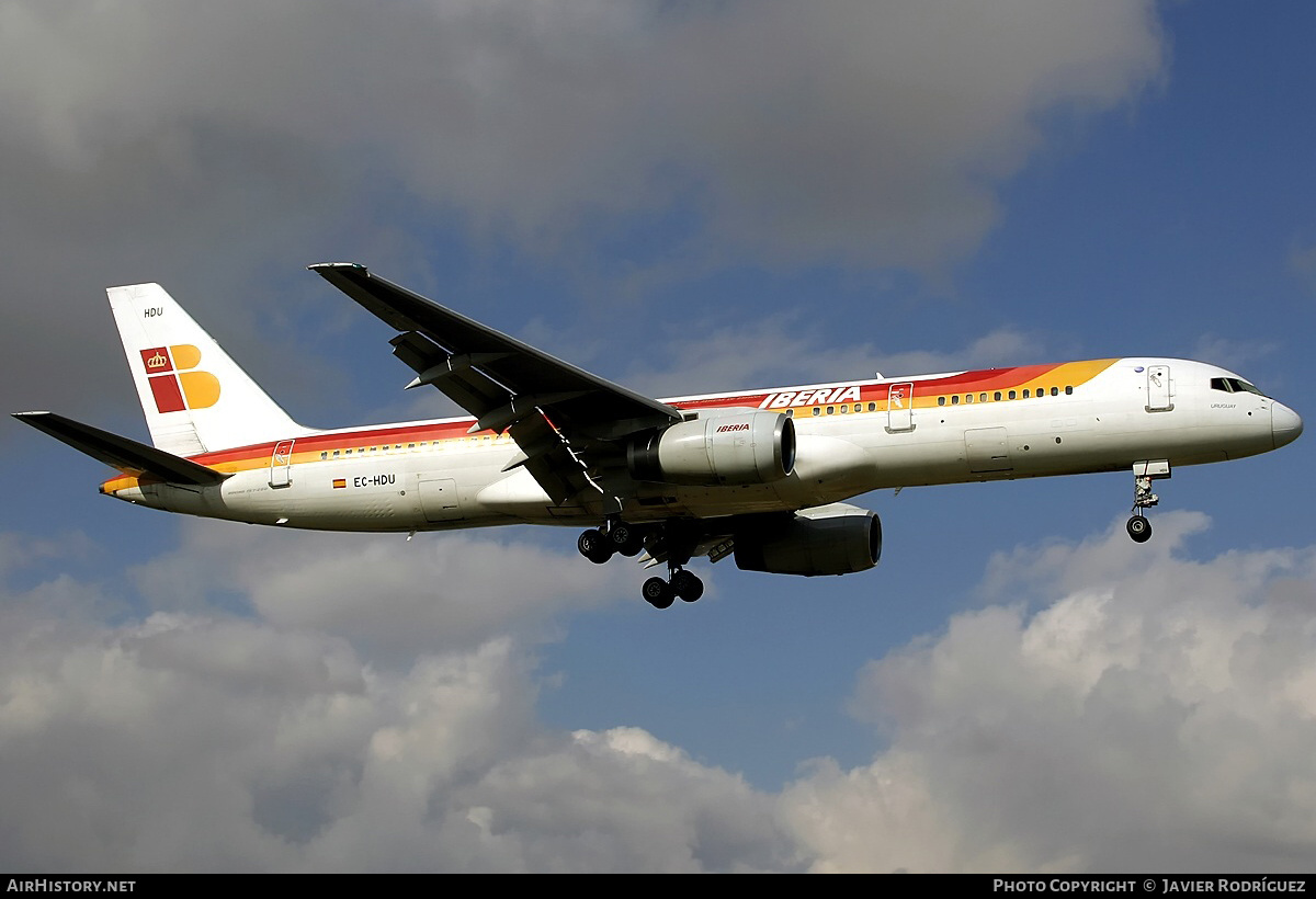 Aircraft Photo of EC-HDU | Boeing 757-256 | Iberia | AirHistory.net #545047