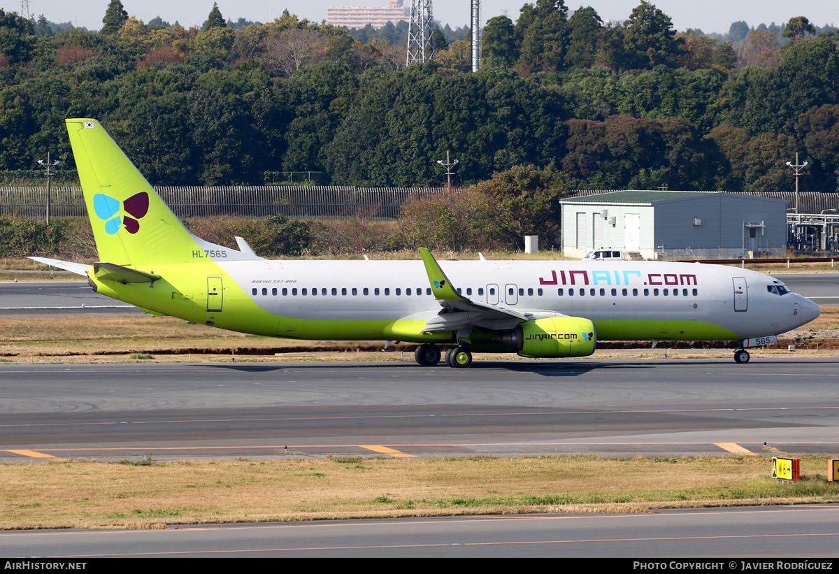 Aircraft Photo of HL7565 | Boeing 737-8B5 | Jin Air | AirHistory.net #545059