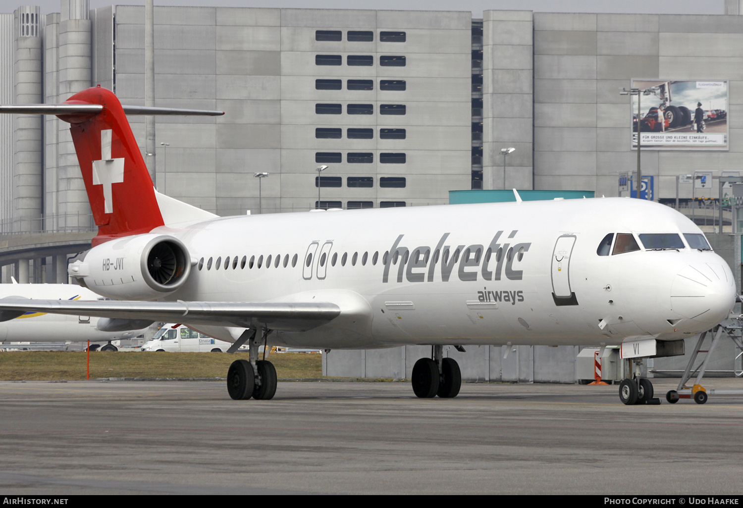 Aircraft Photo of HB-JVI | Fokker 100 (F28-0100) | Helvetic Airways | AirHistory.net #545073