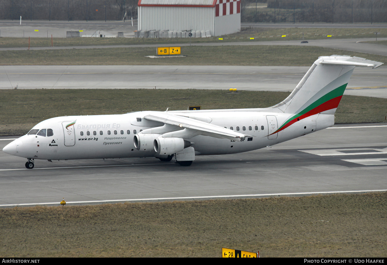 Aircraft Photo of LZ-HBF | British Aerospace BAe-146-300 | Bulgaria Air | AirHistory.net #545074
