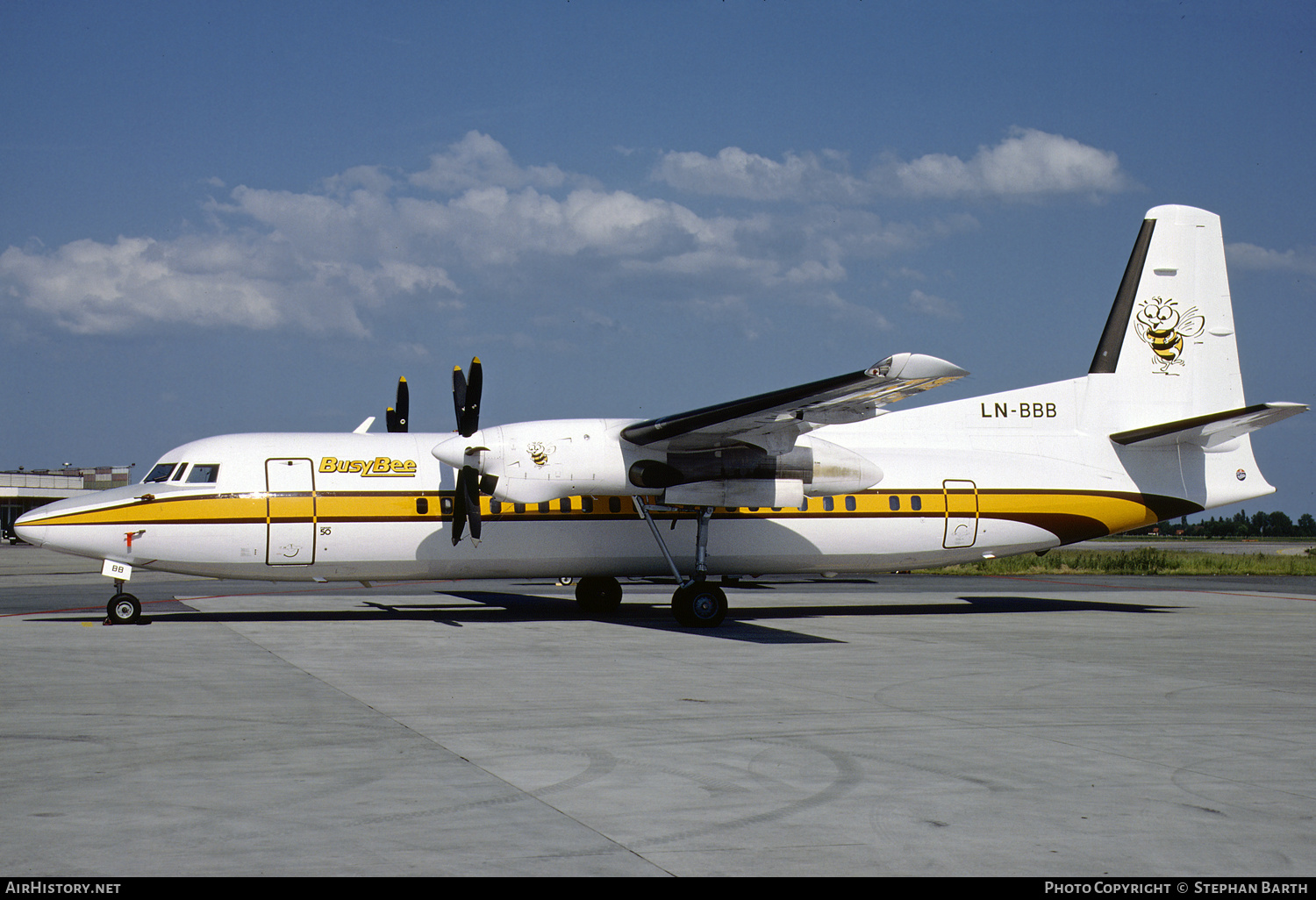 Aircraft Photo of LN-BBB | Fokker 50 | Busy Bee of Norway | AirHistory.net #545102