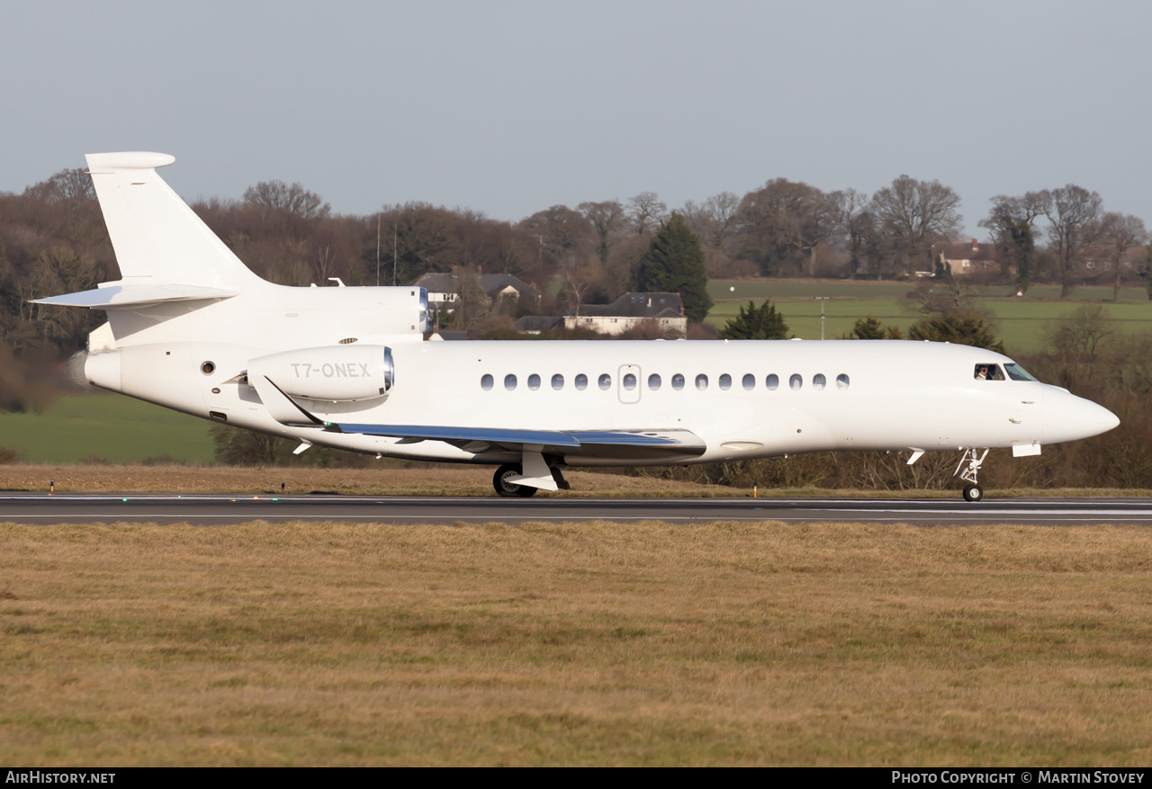 Aircraft Photo of T7-ONEX | Dassault Falcon 8X | AirHistory.net #545128