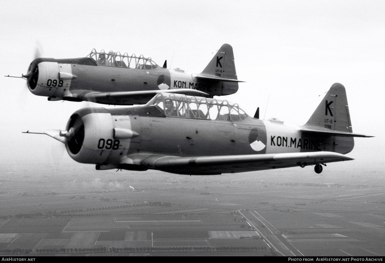 Aircraft Photo of 098 | North American UT-6 Harvard (AT-16) | Netherlands - Navy | AirHistory.net #545146