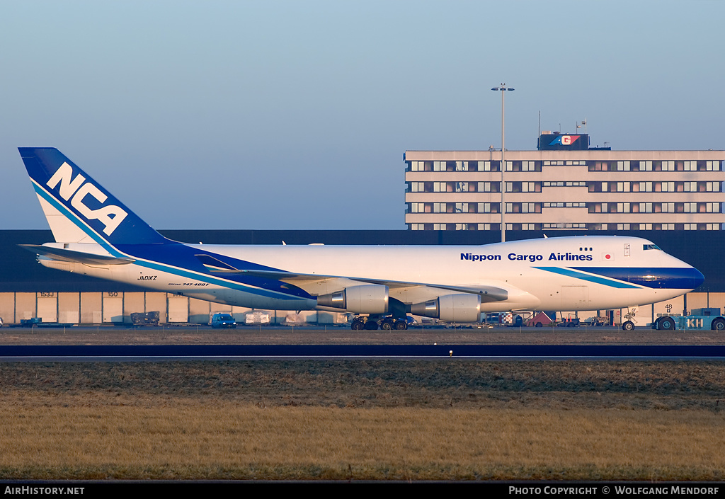 Aircraft Photo of JA01KZ | Boeing 747-481F/SCD | Nippon Cargo Airlines - NCA | AirHistory.net #545162