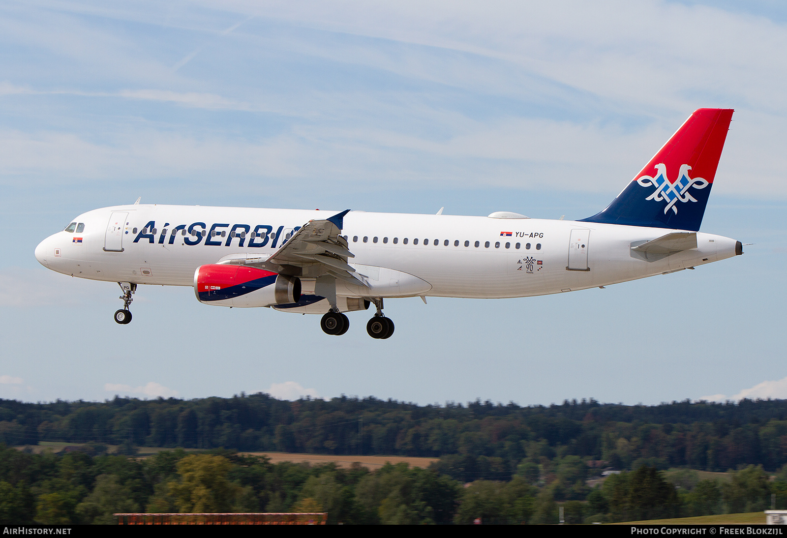Aircraft Photo of YU-APG | Airbus A320-232 | Air Serbia | AirHistory.net #545193