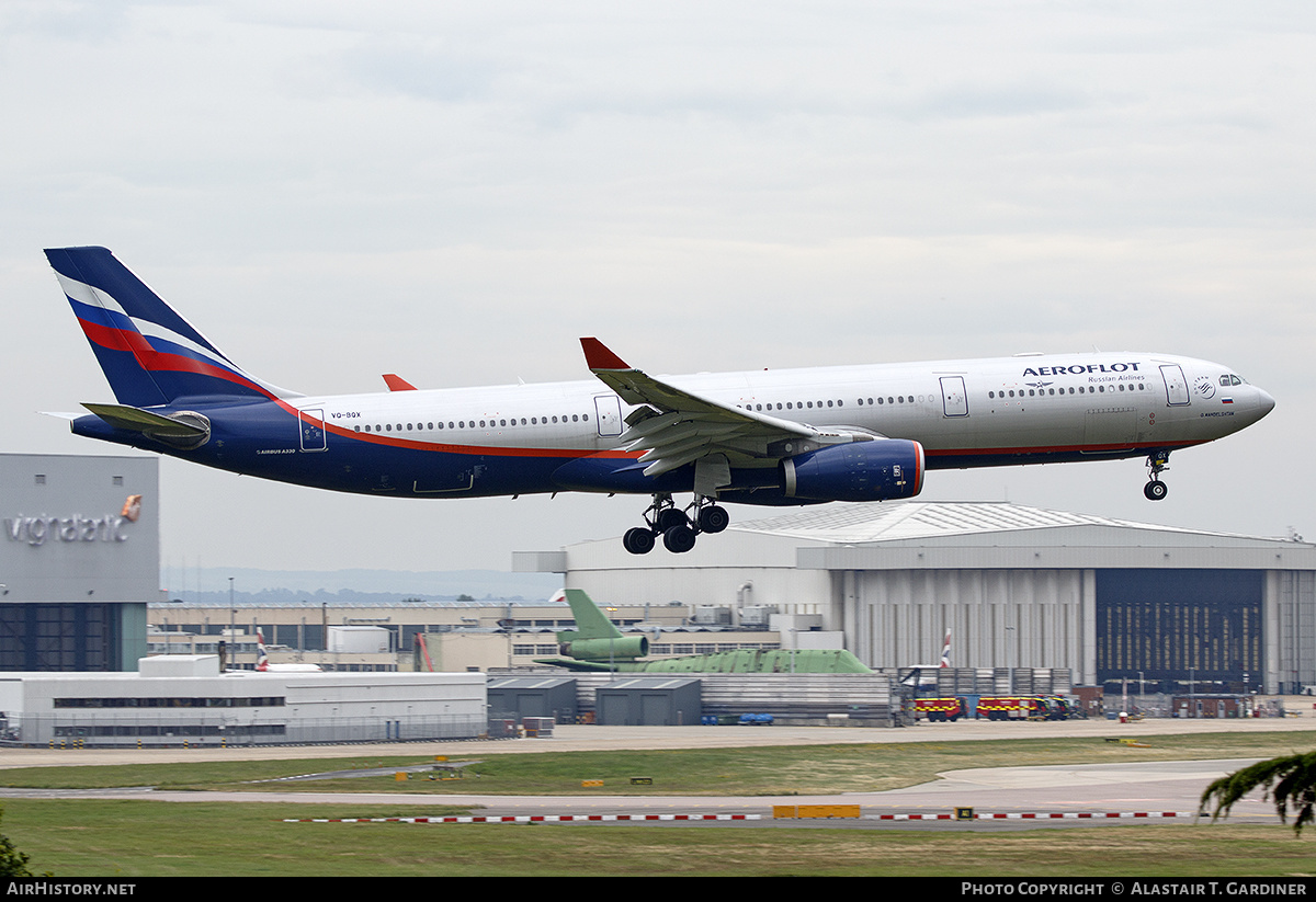Aircraft Photo of VQ-BQX | Airbus A330-343 | Aeroflot - Russian Airlines | AirHistory.net #545211