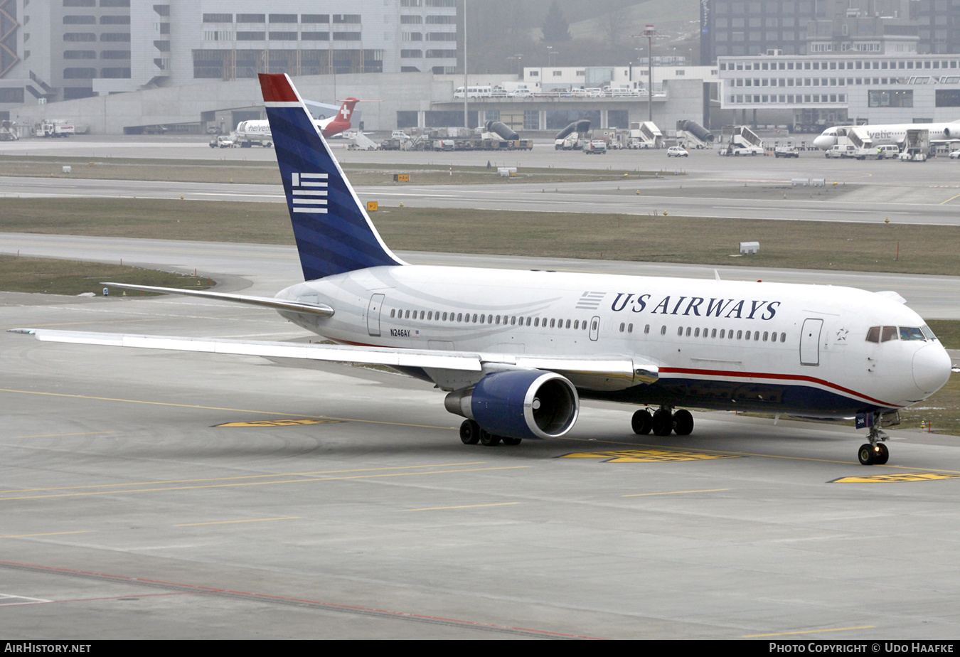 Aircraft Photo of N246AY | Boeing 767-201/ER | US Airways | AirHistory.net #545254