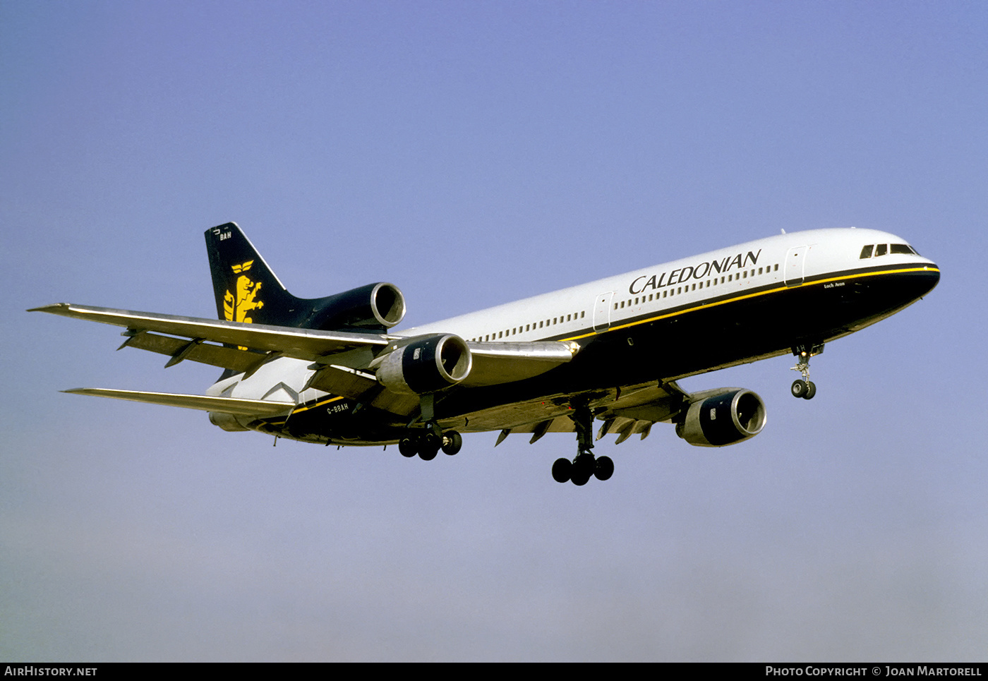 Aircraft Photo of G-BBAH | Lockheed L-1011-385-1-14 TriStar 100 | Caledonian Airways | AirHistory.net #545286