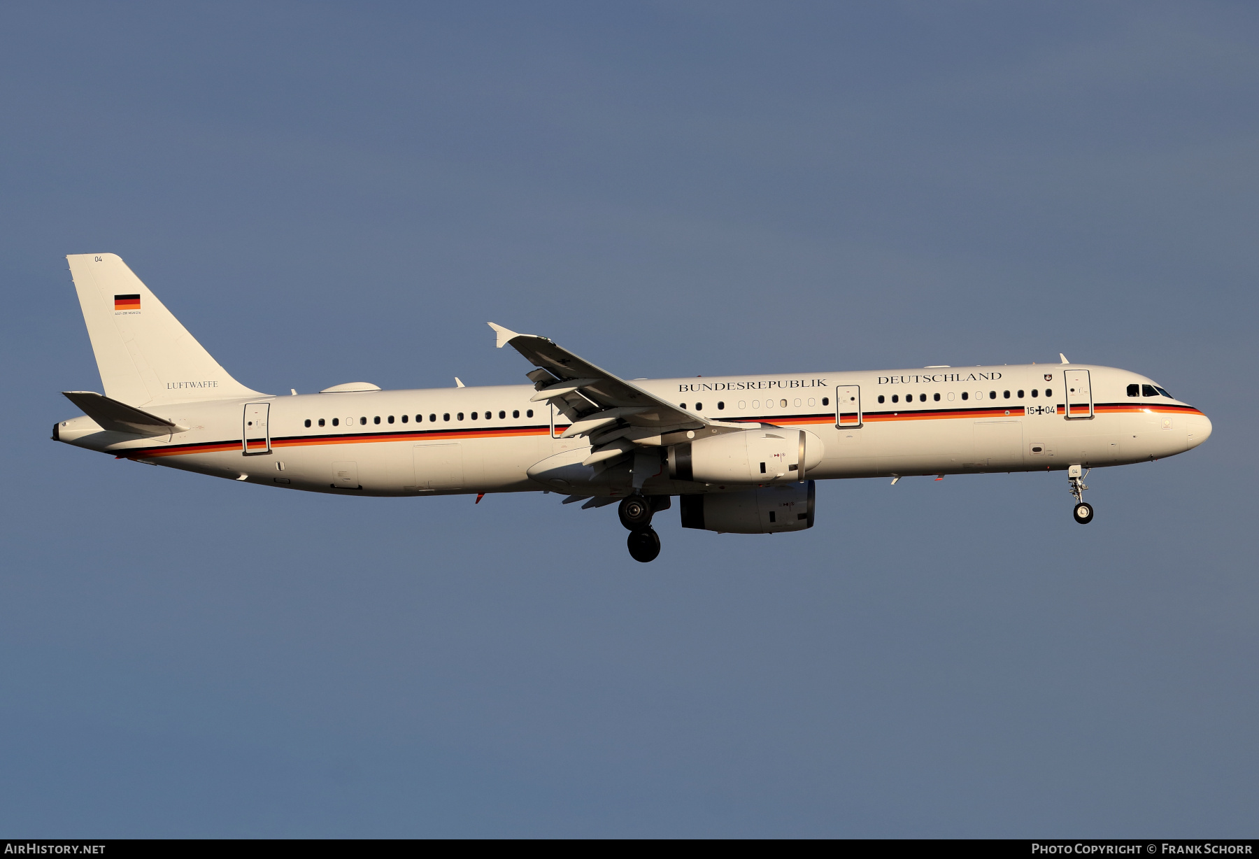 Aircraft Photo of 1504 | Airbus A321-231 | Germany - Air Force | AirHistory.net #545287