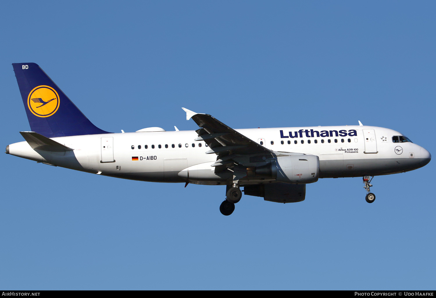 Aircraft Photo of D-AIBD | Airbus A319-112 | Lufthansa | AirHistory.net #545293