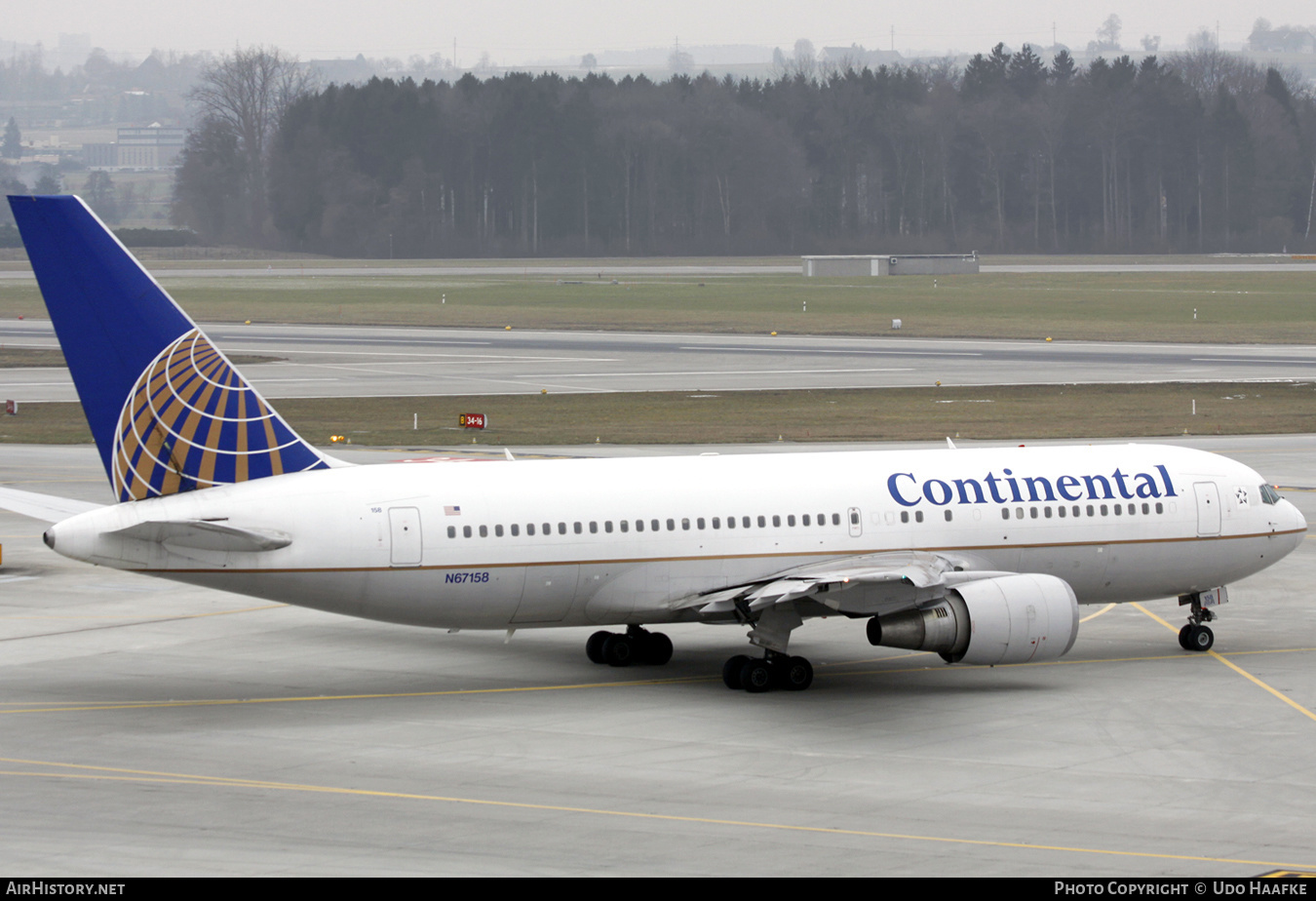 Aircraft Photo of N67158 | Boeing 767-224/ER | Continental Airlines | AirHistory.net #545295