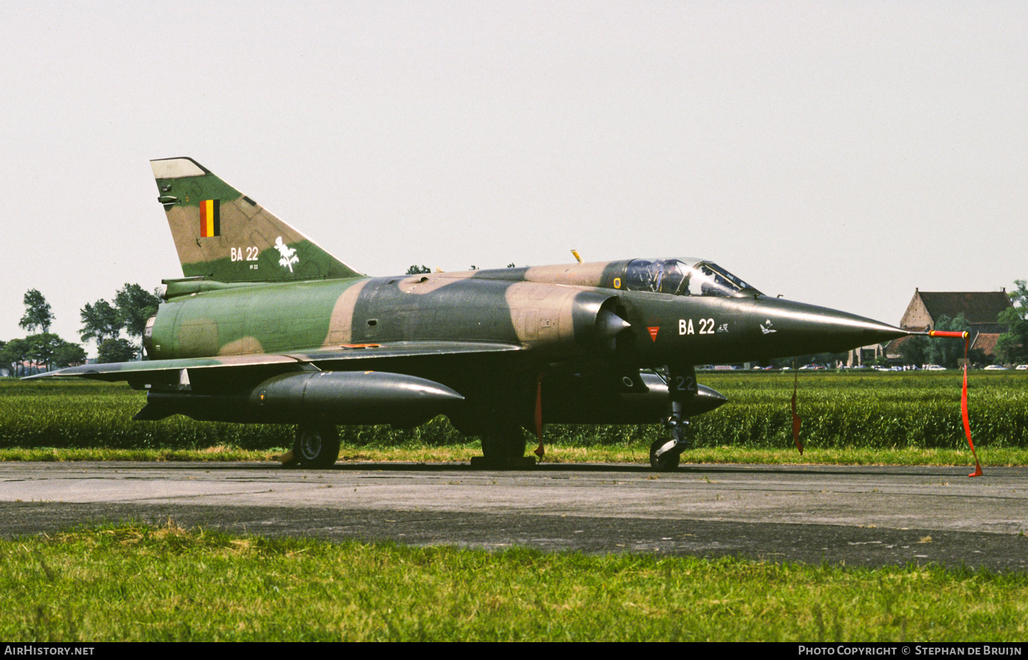 Aircraft Photo of BA22 | Dassault Mirage 5BA | Belgium - Air Force | AirHistory.net #545300