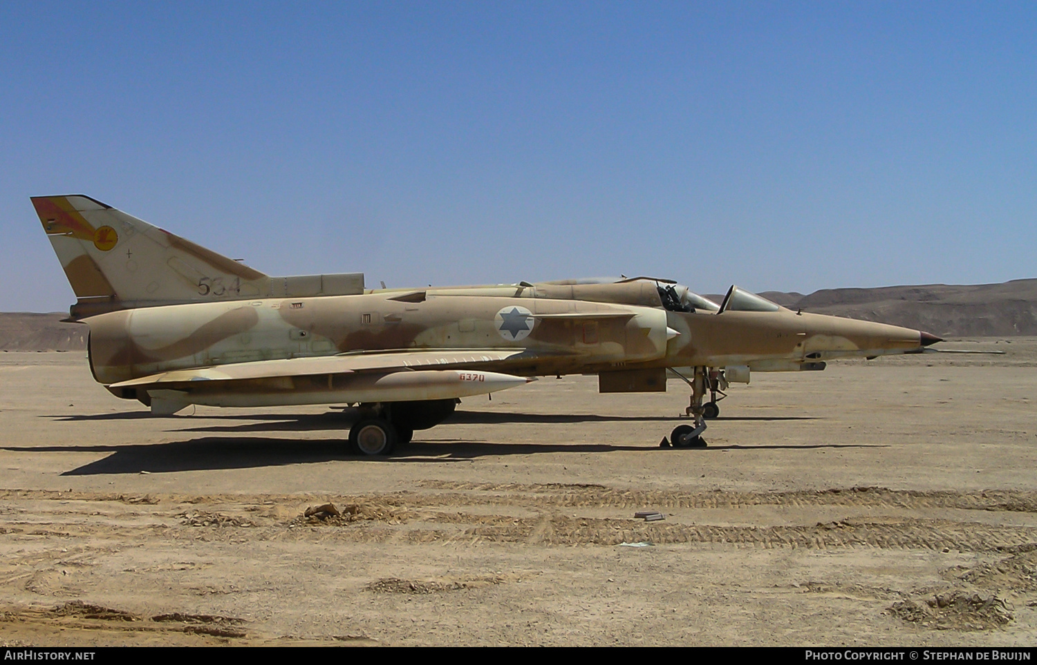 Aircraft Photo of 534 | Israel Aircraft Industries Kfir C7 | Israel - Air Force | AirHistory.net #545326