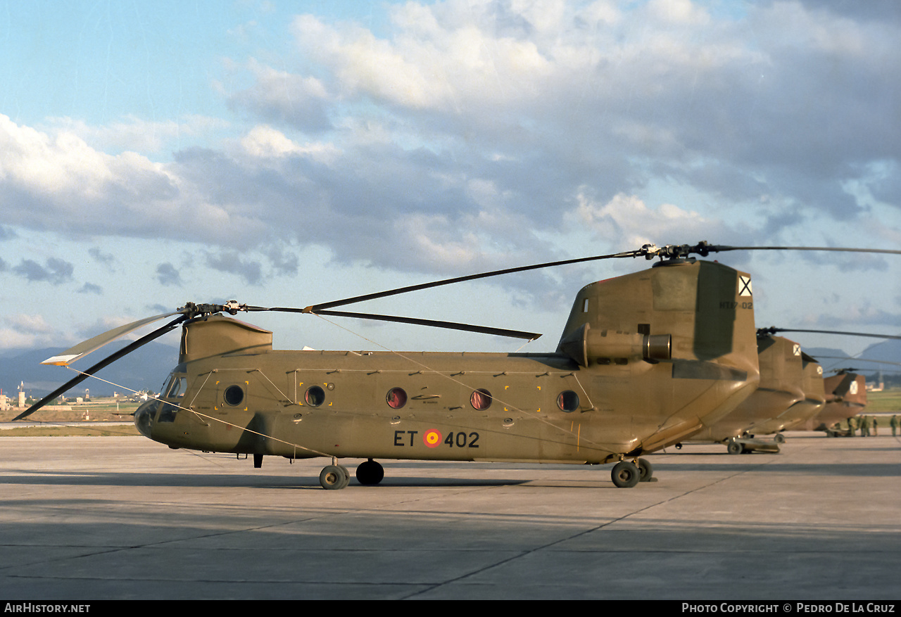 Aircraft Photo of HT.17-02 | Boeing CH-47D Chinook (414) | Spain - Army | AirHistory.net #545328