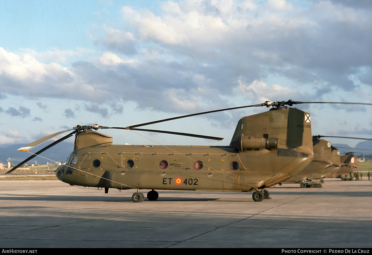 Aircraft Photo of HT.17-02 | Boeing Vertol CH-47C Chinook | Spain - Army | AirHistory.net #545328