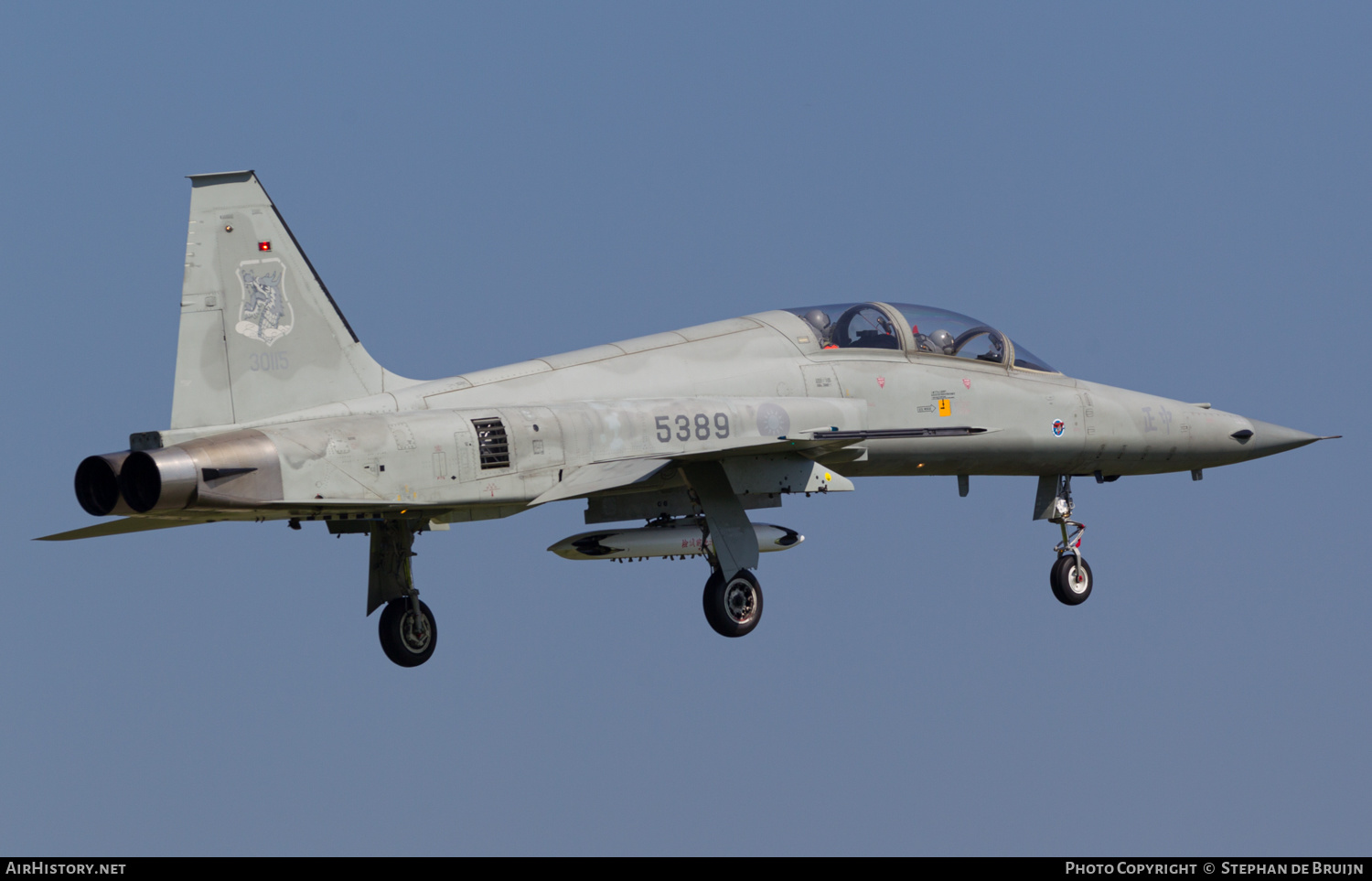 Aircraft Photo of 5389 | Northrop F-5F Tiger II | Taiwan - Air Force | AirHistory.net #545329