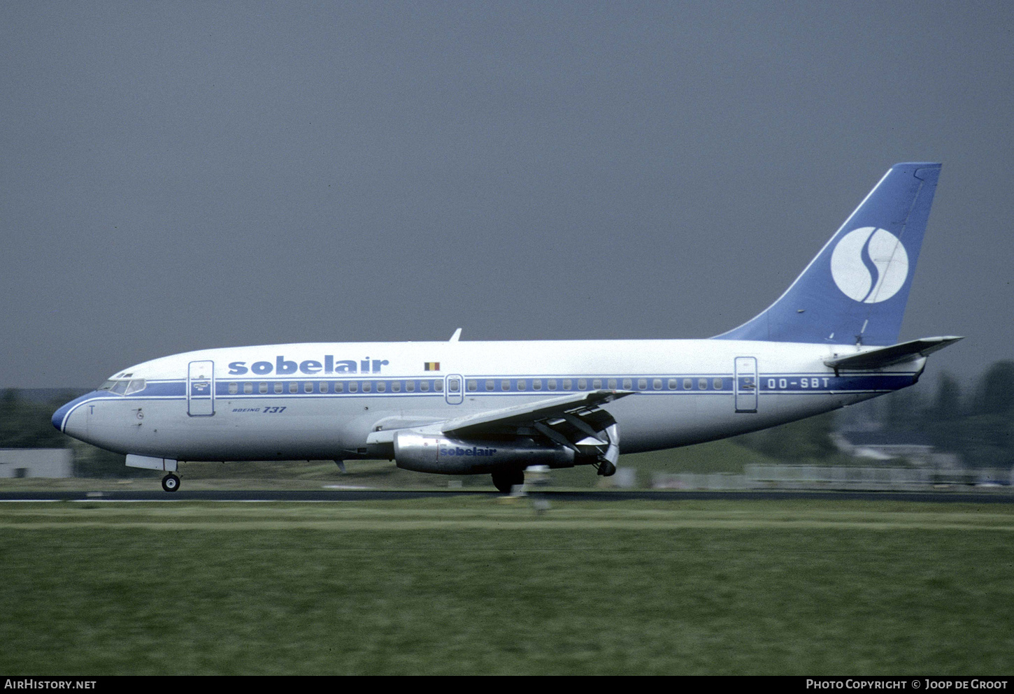 Aircraft Photo of OO-SBT | Boeing 737-229/Adv | Sobelair | AirHistory.net #545344