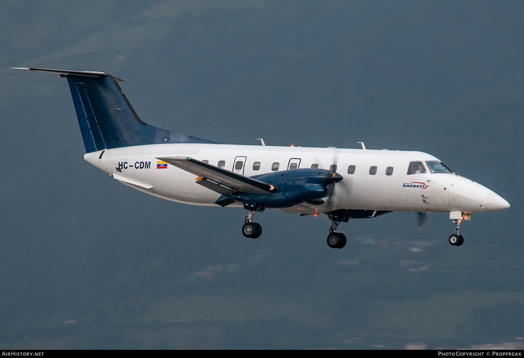 Aircraft Photo of HC-CDM | Embraer EMB-120ER Brasilia | Saereo | AirHistory.net #545352