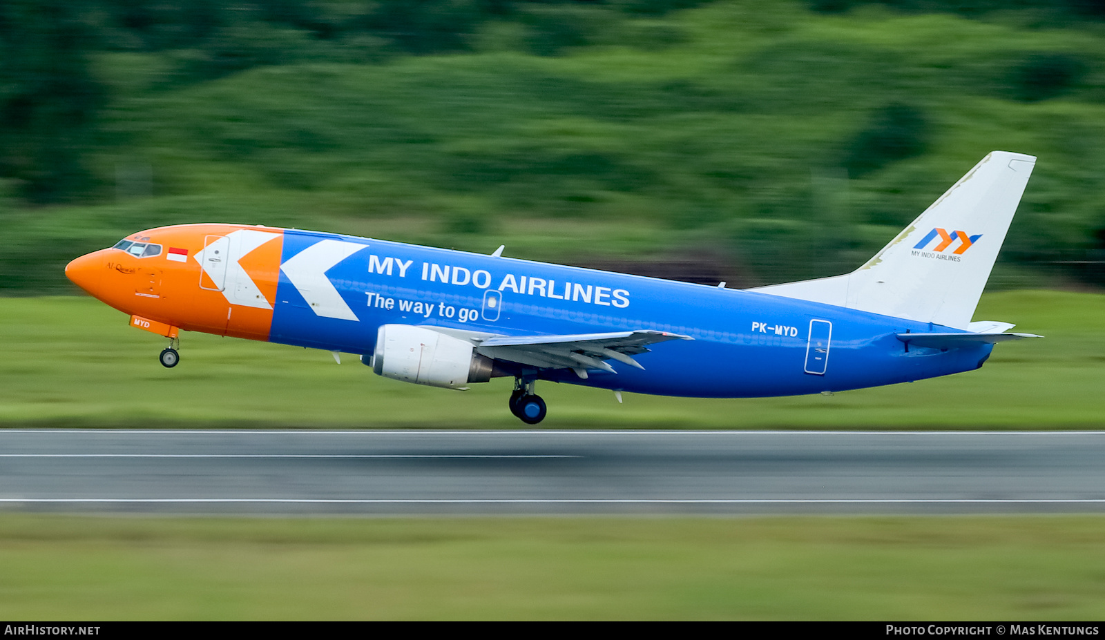 Aircraft Photo of PK-MYD | Boeing 737-37K(SF) | My Indo Airlines | AirHistory.net #545369