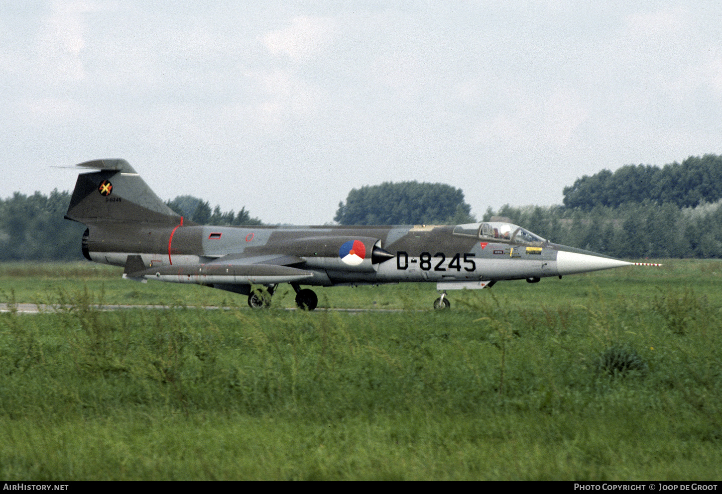 Aircraft Photo of D-8245 | Lockheed F-104G Starfighter | Netherlands - Air Force | AirHistory.net #545399