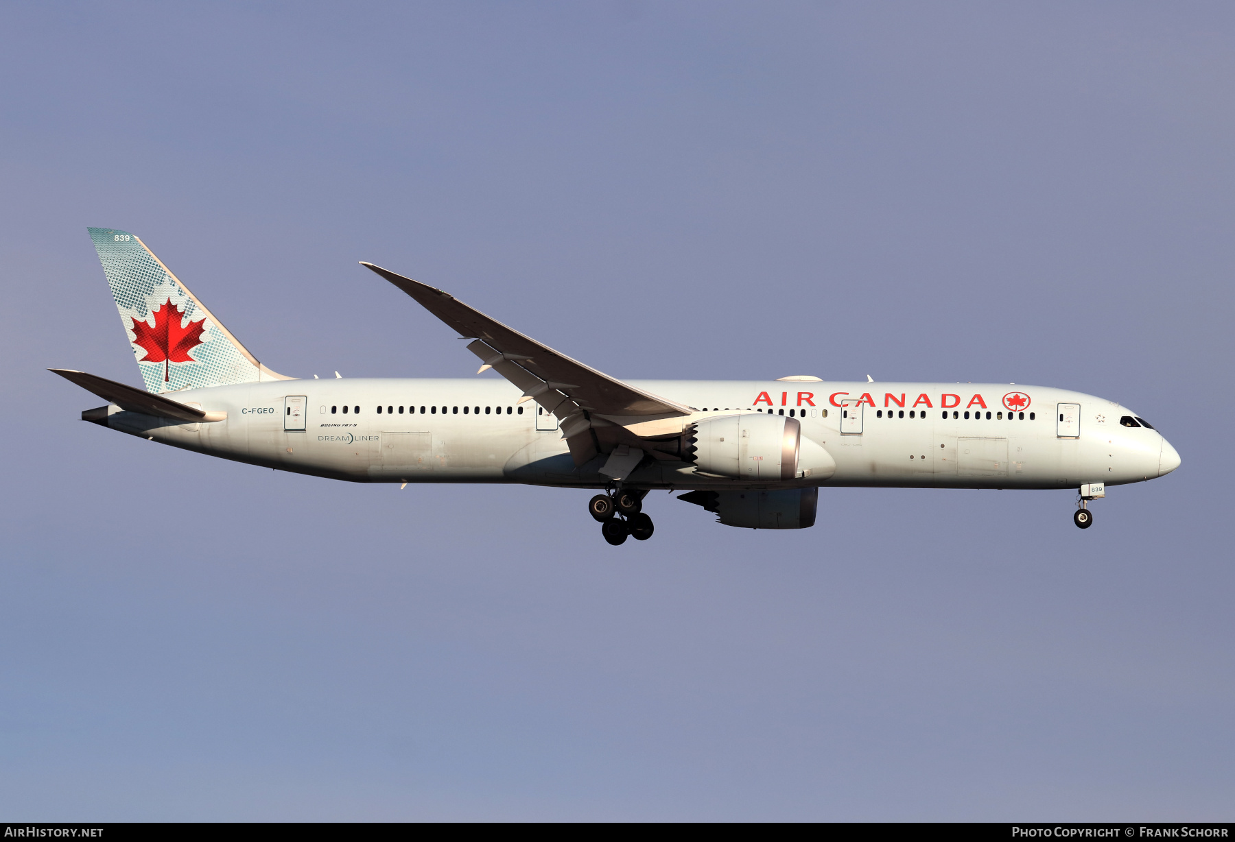 Aircraft Photo of C-FGEO | Boeing 787-9 Dreamliner | Air Canada | AirHistory.net #545417