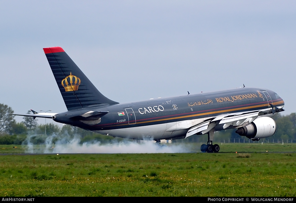 Aircraft Photo of F-ODVF | Airbus A310-304/F | Royal Jordanian Airlines Cargo | AirHistory.net #545434