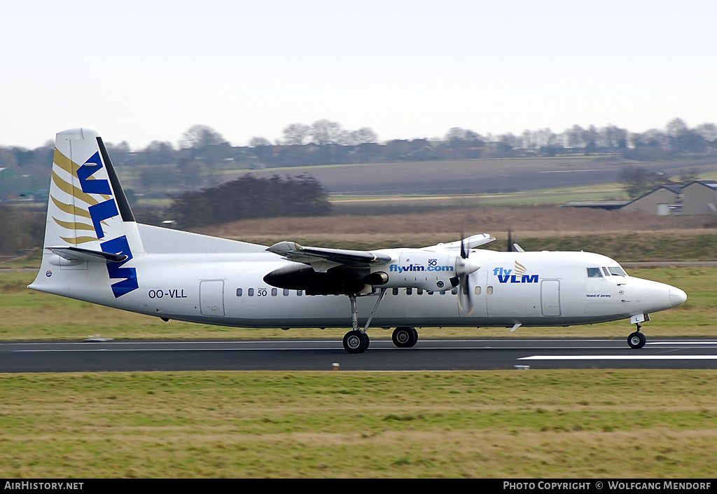Aircraft Photo of OO-VLL | Fokker 50 | VLM Airlines | AirHistory.net #545443