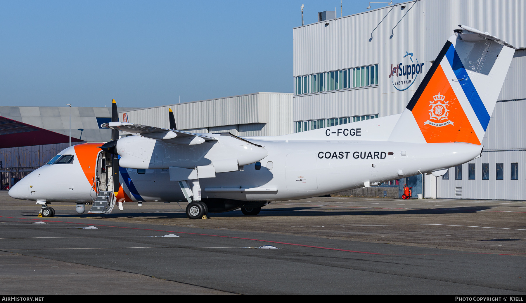 Aircraft Photo of C-FCGE | De Havilland Canada DHC-8-102MPA Dash 8 | Kustwacht - Netherlands Coastguard | AirHistory.net #545472