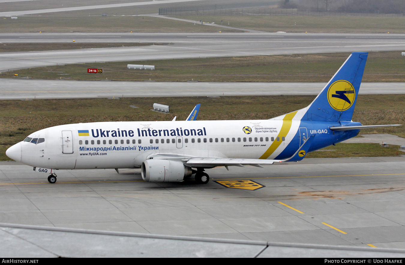 Aircraft Photo of UR-GAQ | Boeing 737-33R | Ukraine International Airlines | AirHistory.net #545474