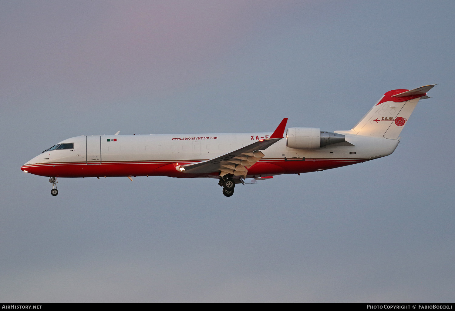 Aircraft Photo of XA-ESA | Canadair CRJ-100PF (CL-600-2B19) | Aeronaves TSM - Transportes Saltillo Monterrey | AirHistory.net #545476