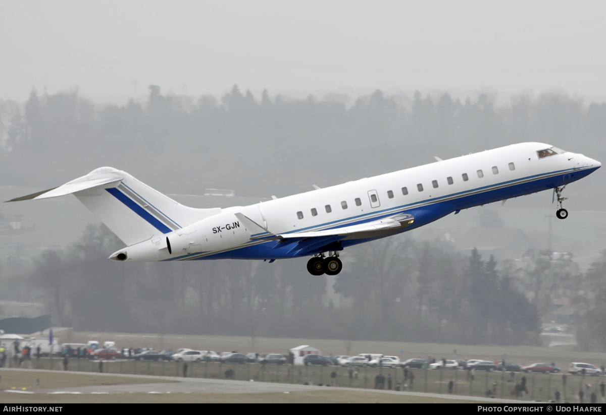 Aircraft Photo of SX-GJN | Bombardier Global Express (BD-700-1A10) | AirHistory.net #545509
