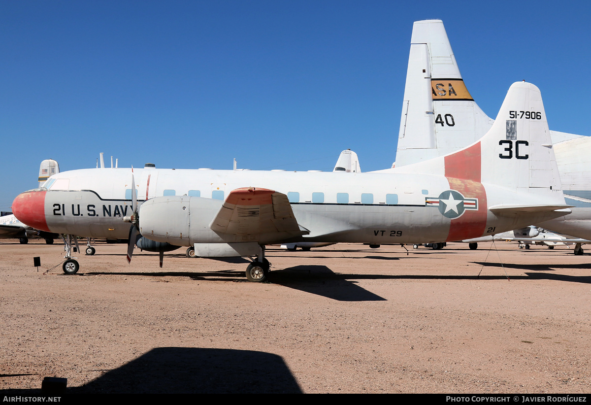 Aircraft Photo of 51-7906 | Convair VT-29B | USA - Navy | AirHistory.net #545511