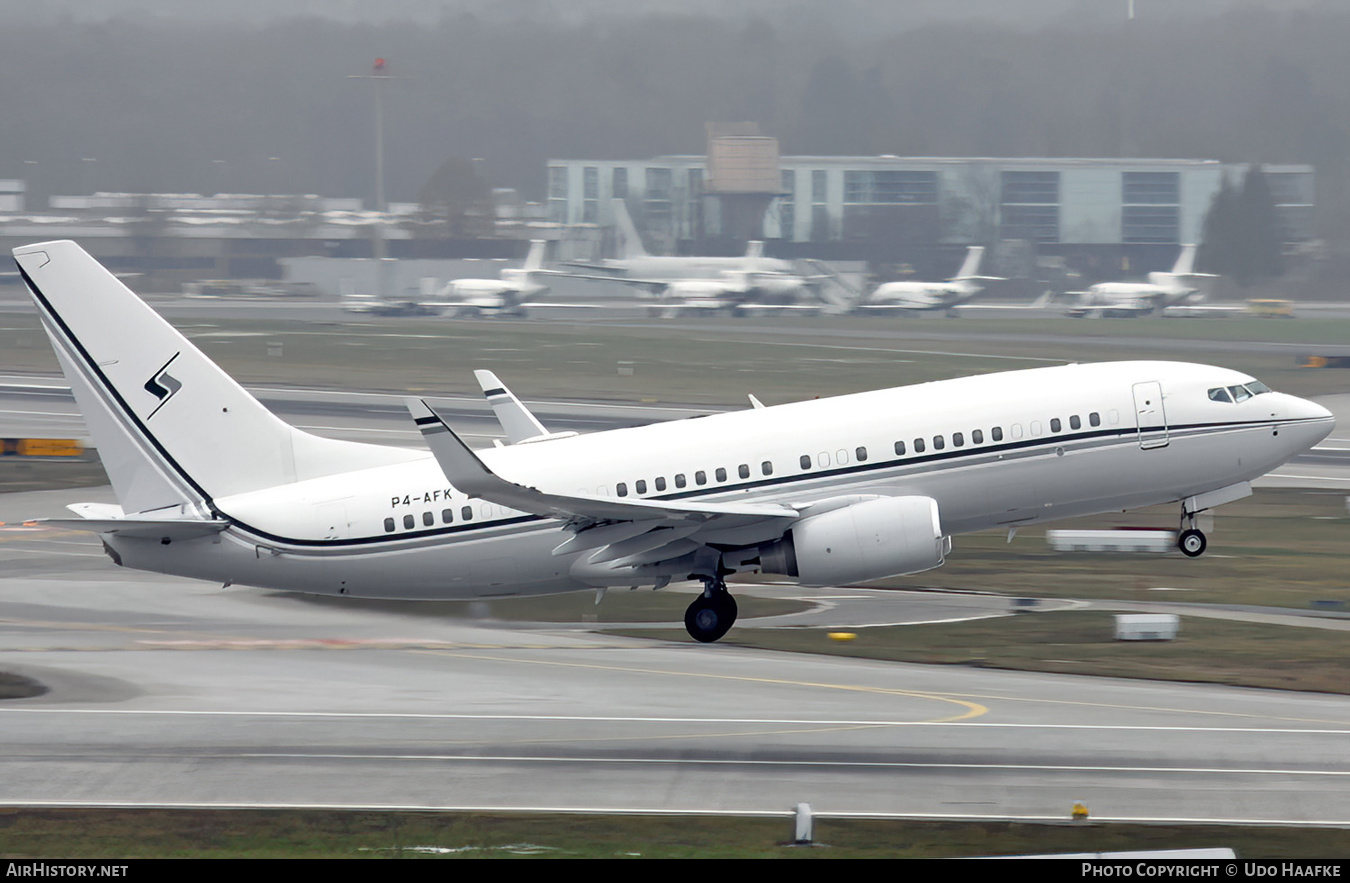 Aircraft Photo of P4-AFK | Boeing 737-7FY BBJ | AirHistory.net #545519