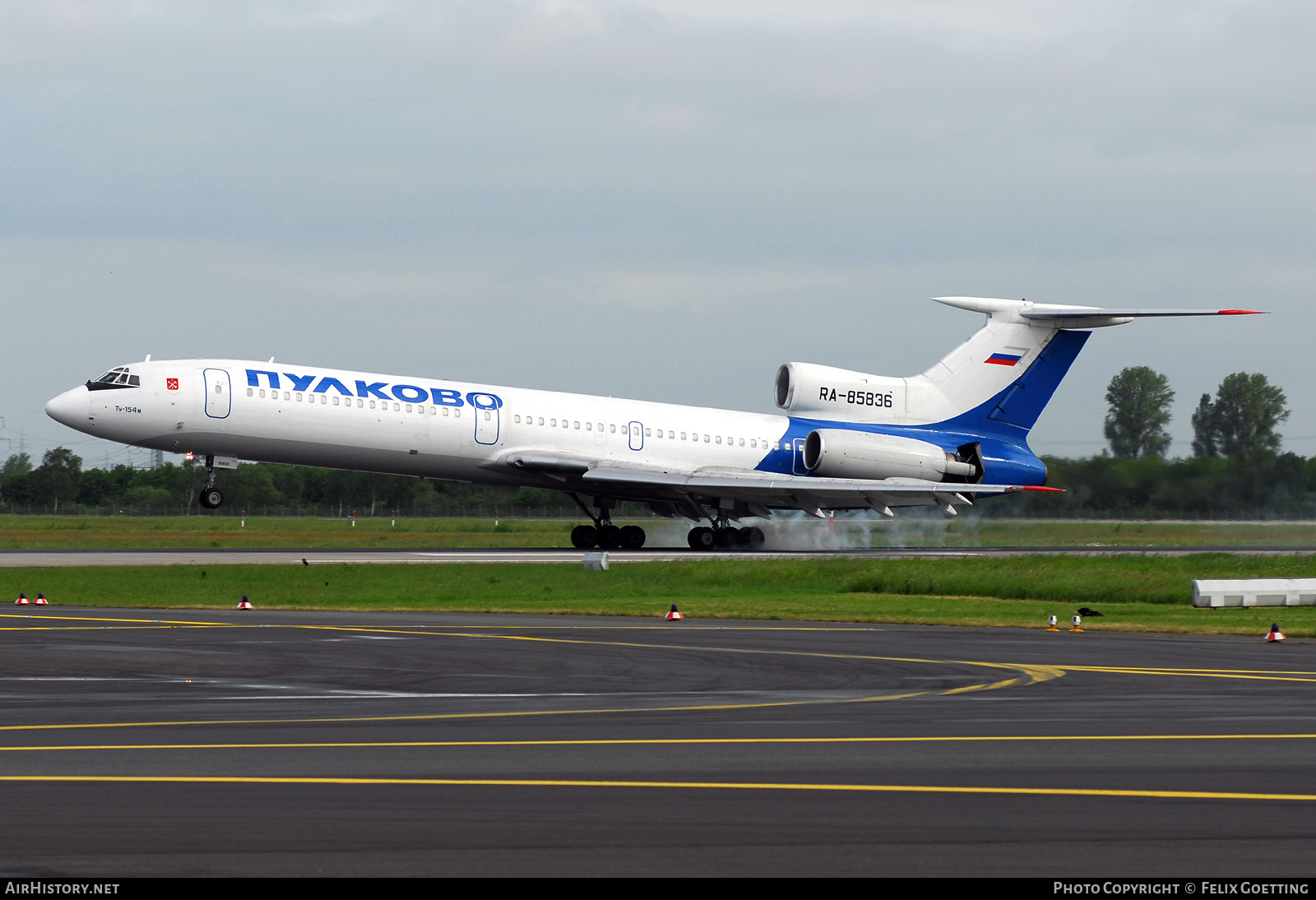 Aircraft Photo of RA-85836 | Tupolev Tu-154M | Pulkovo Airlines | AirHistory.net #545537
