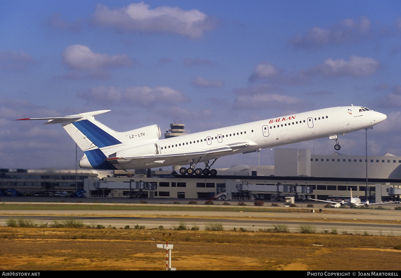 Aircraft Photo of LZ-LTV | Tupolev Tu-154M | Balkan - Bulgarian Airlines | AirHistory.net #545541