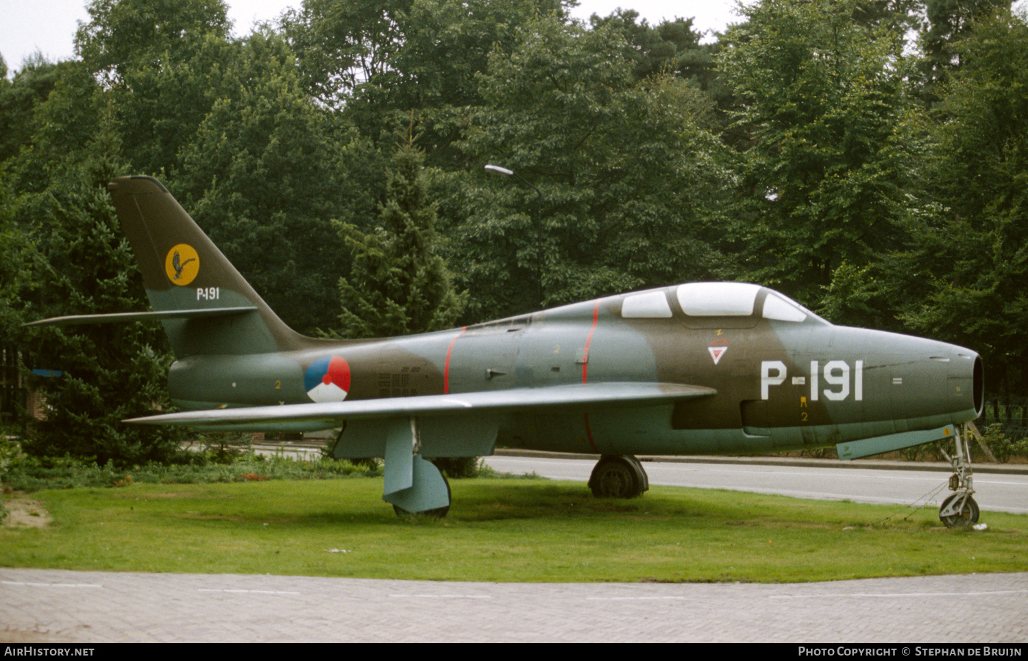Aircraft Photo of P-191 | Republic F-84F Thunderstreak | Netherlands - Air Force | AirHistory.net #545544