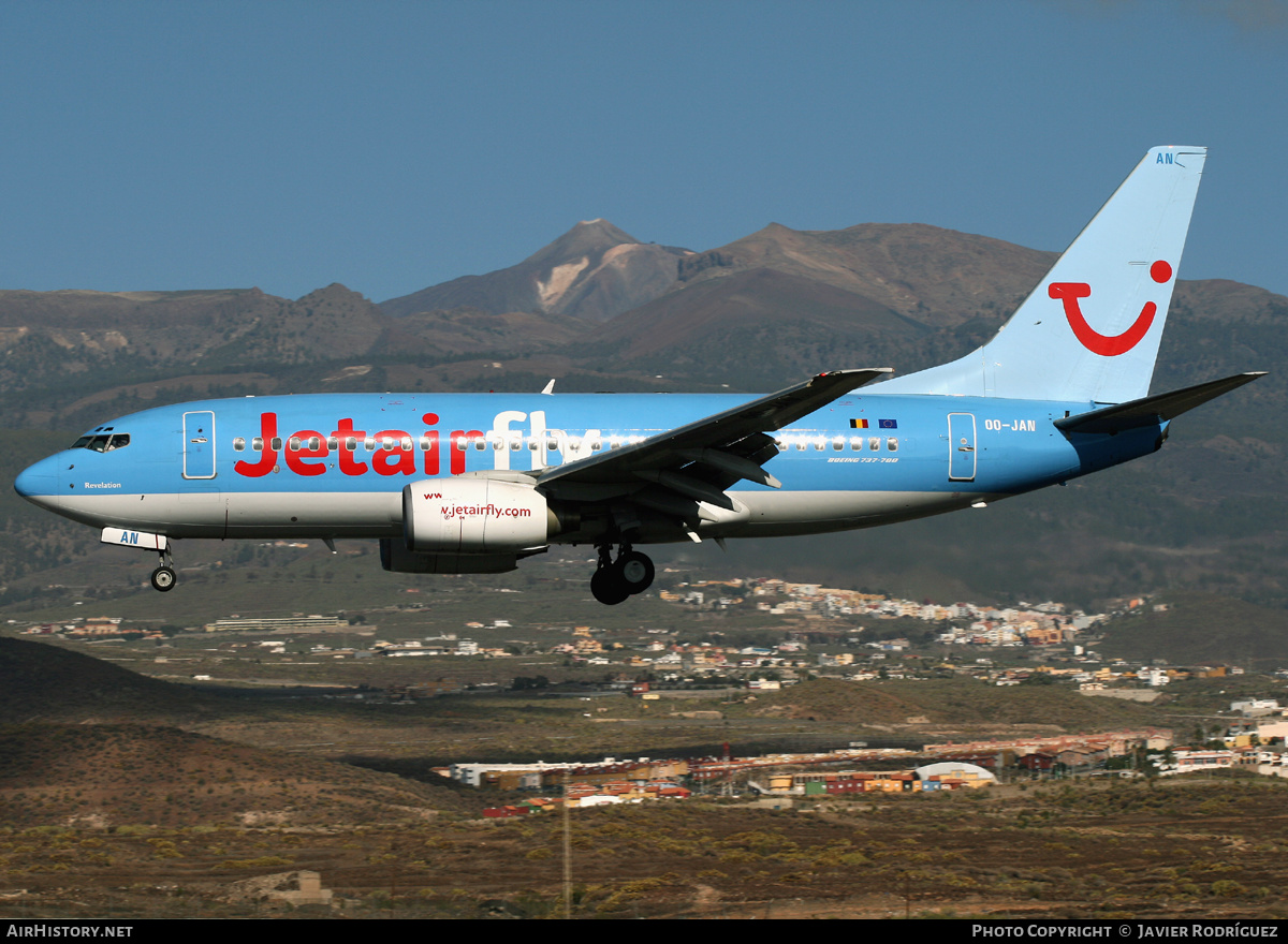 Aircraft Photo of OO-JAN | Boeing 737-76N | Jetairfly | AirHistory.net #545558
