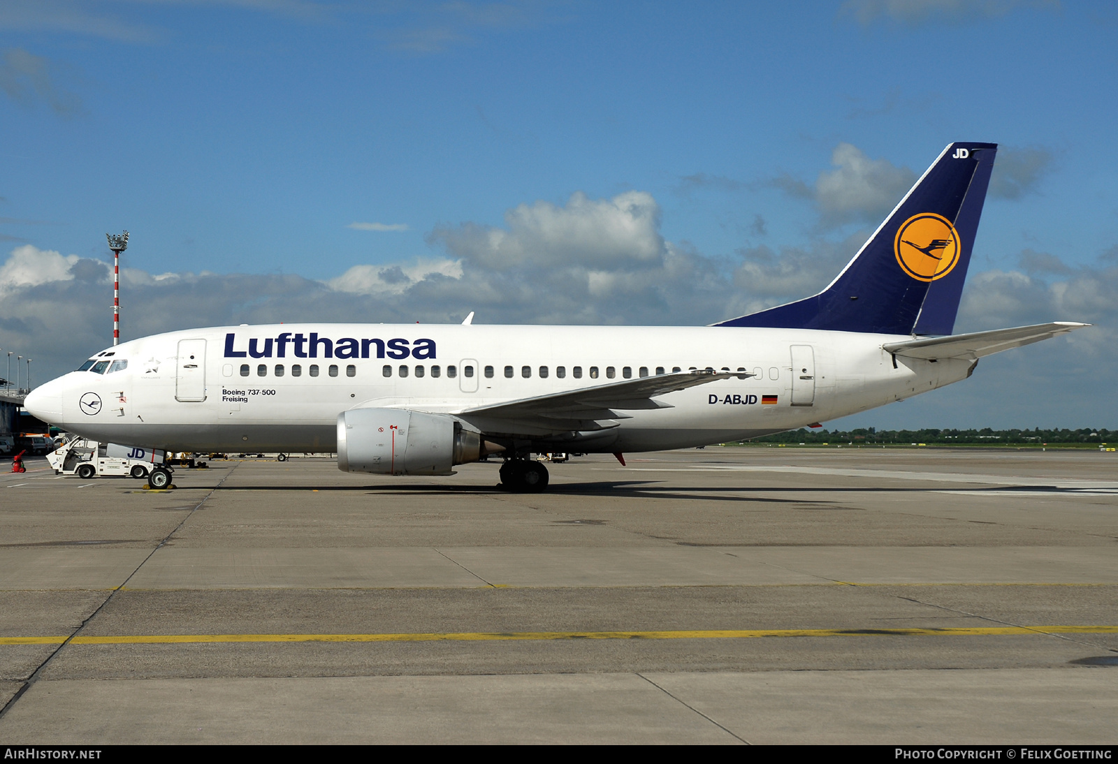 Aircraft Photo of D-ABJD | Boeing 737-530 | Lufthansa | AirHistory.net #545584