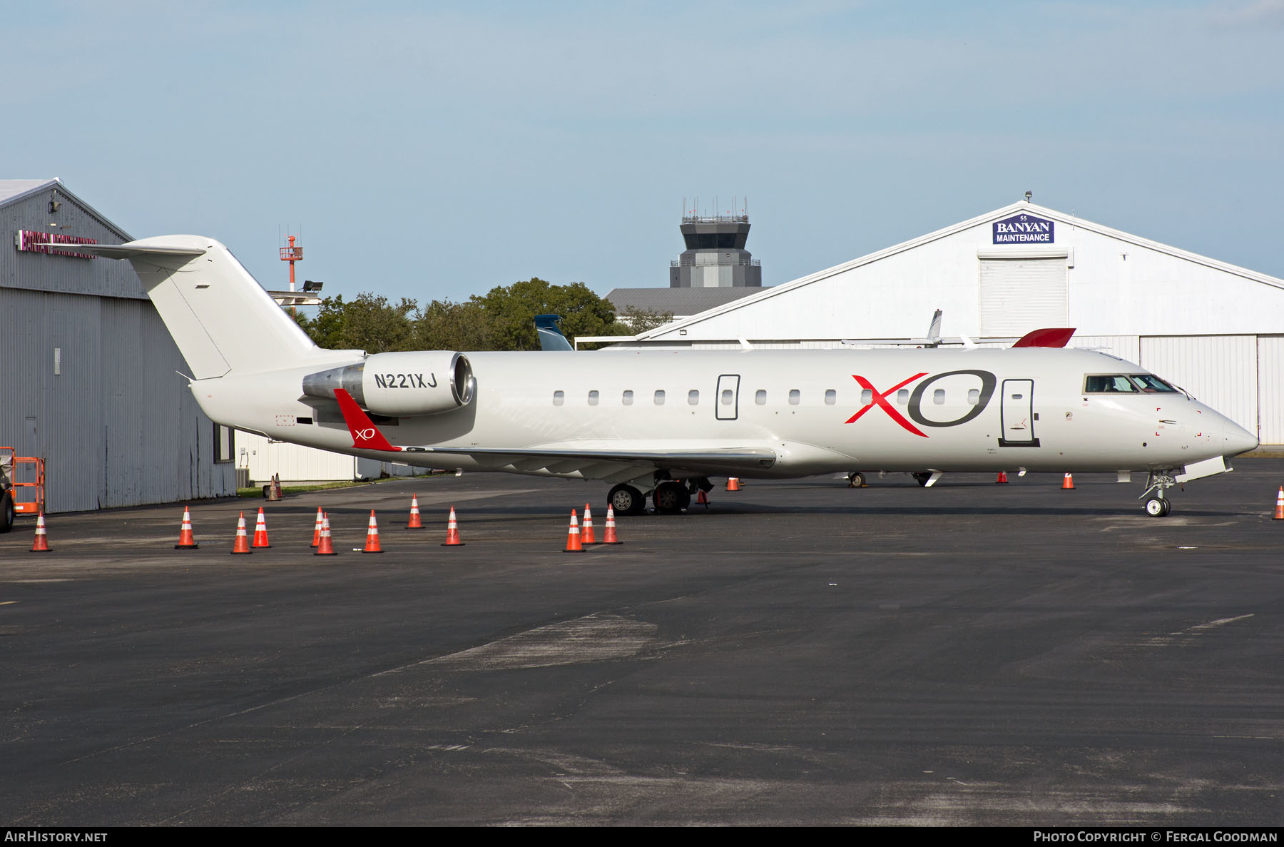 Aircraft Photo of N221XJ | Bombardier CRJ-200LR (CL-600-2B19) | XOJet | AirHistory.net #545600