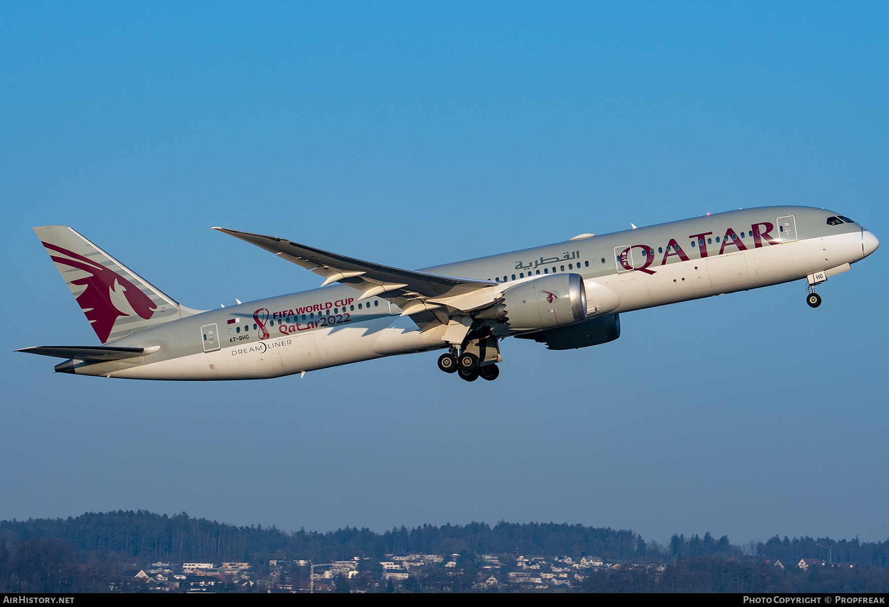 Aircraft Photo of A7-BHG | Boeing 787-9 Dreamliner | Qatar Airways | AirHistory.net #545608